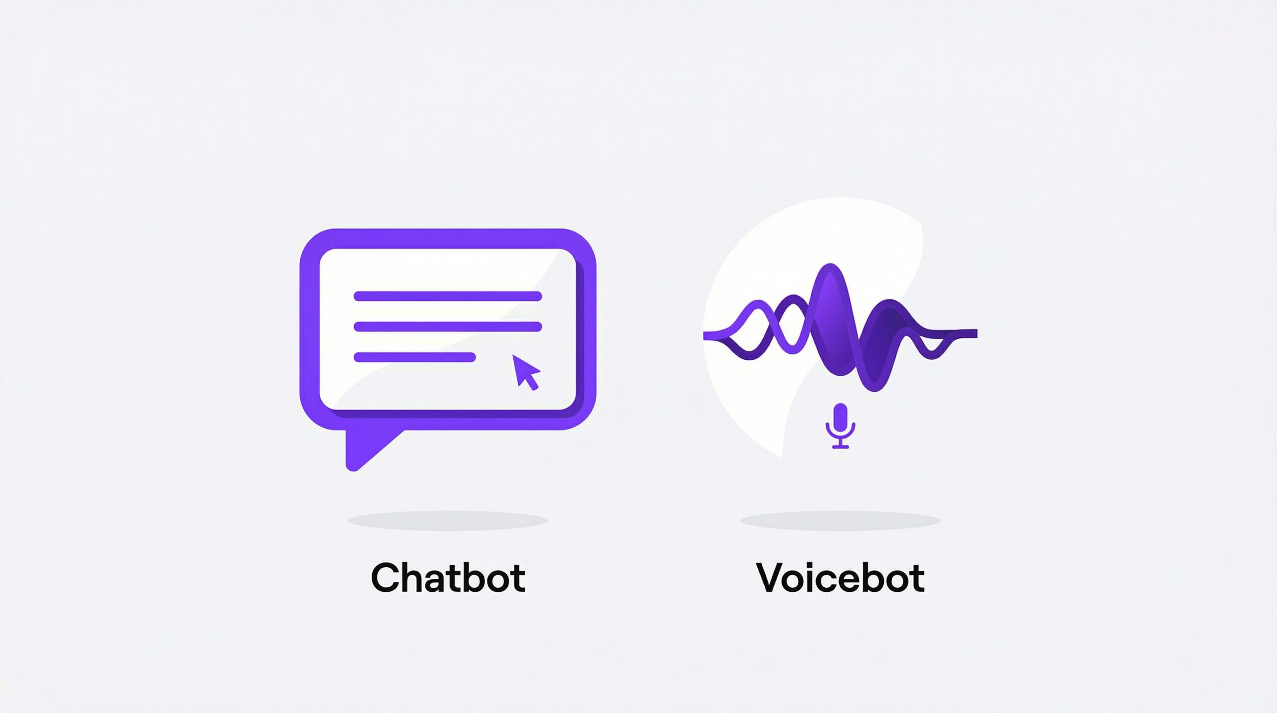 comparaison chatbot ia français et voicebot ia pour service client